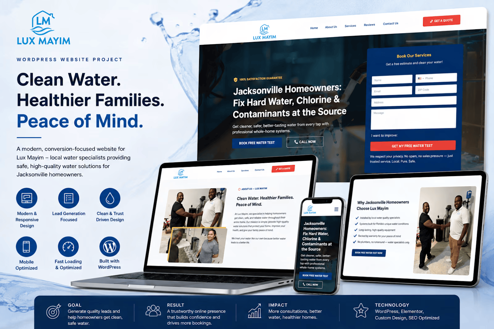 Lux Mayim — Water Treatment Website
